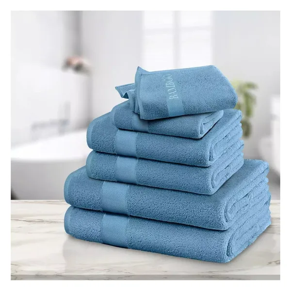 Drap de bain fibre de bambou 70×140, 300-450 g/m², 4 coloris, vue 2