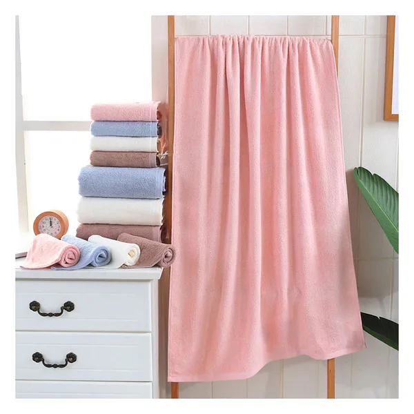 Drap de bain fibre de bambou 70×140, 300-450 g/m², 4 coloris, vue 3