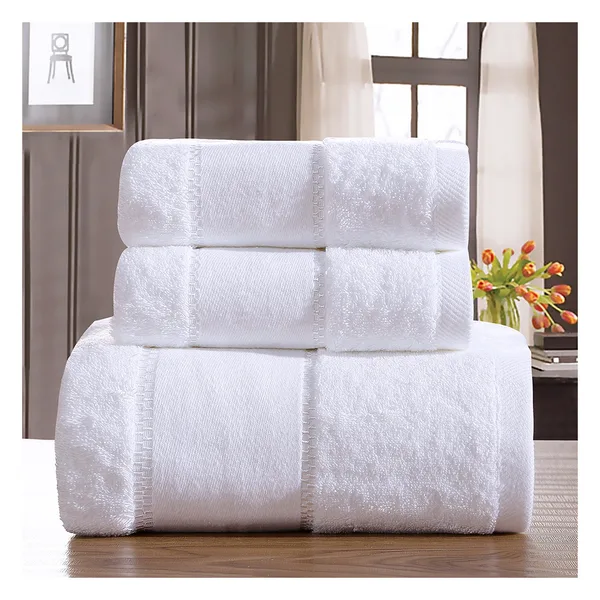 Drap de bain 70×140, coton 600 g/m², blanc