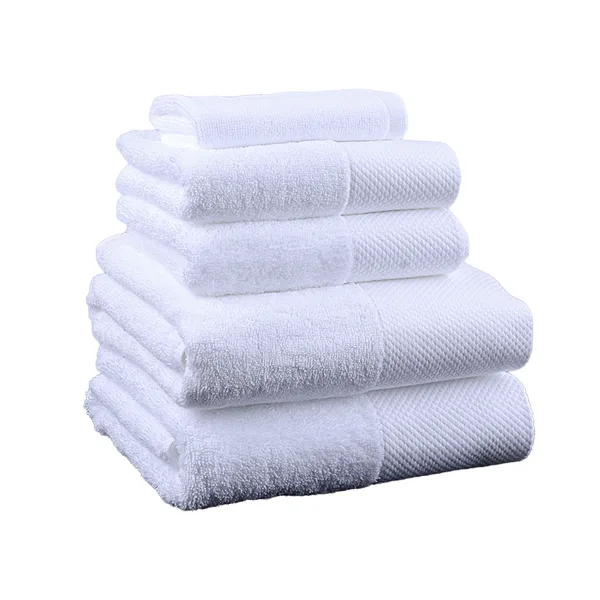 Drap de bain hôtelier 70×140, coton peigné 500 g/m², blanc, vue 2