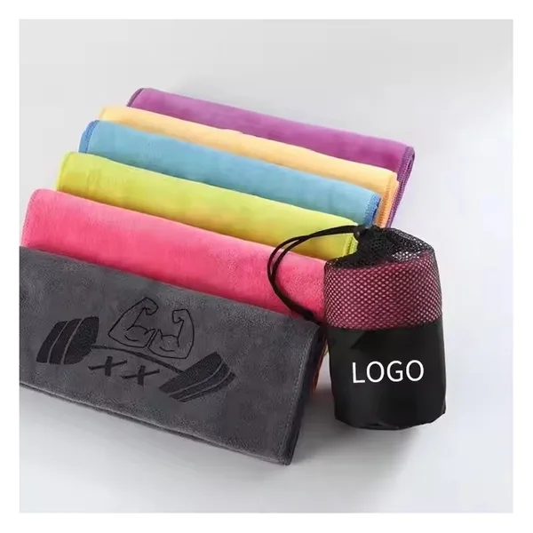 Serviette golf et yoga microfibre, 35×75 à 30×100, vue 3