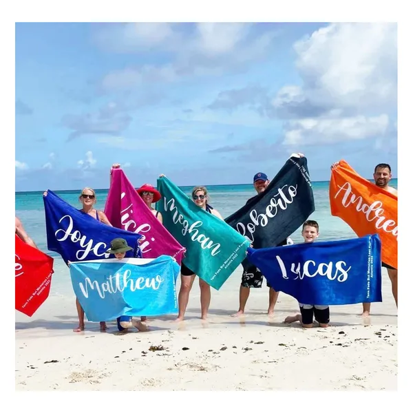 Serviette de plage microfibre 75×150, dès 5 pièces, vue 3