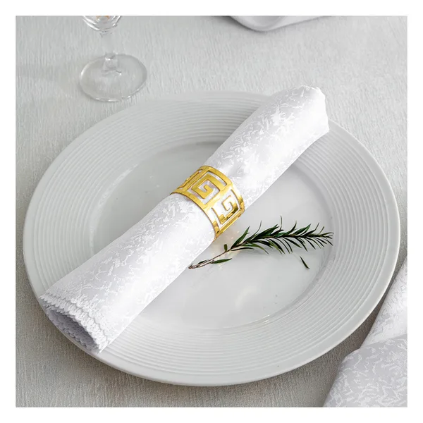 Serviette de table polyester 45×45, réutilisable, 10 teintes, vue 2