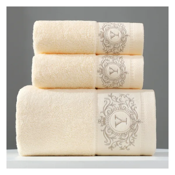 Serviette de toilette 35×75, coton 300-500 g/m², brodable, vue 2
